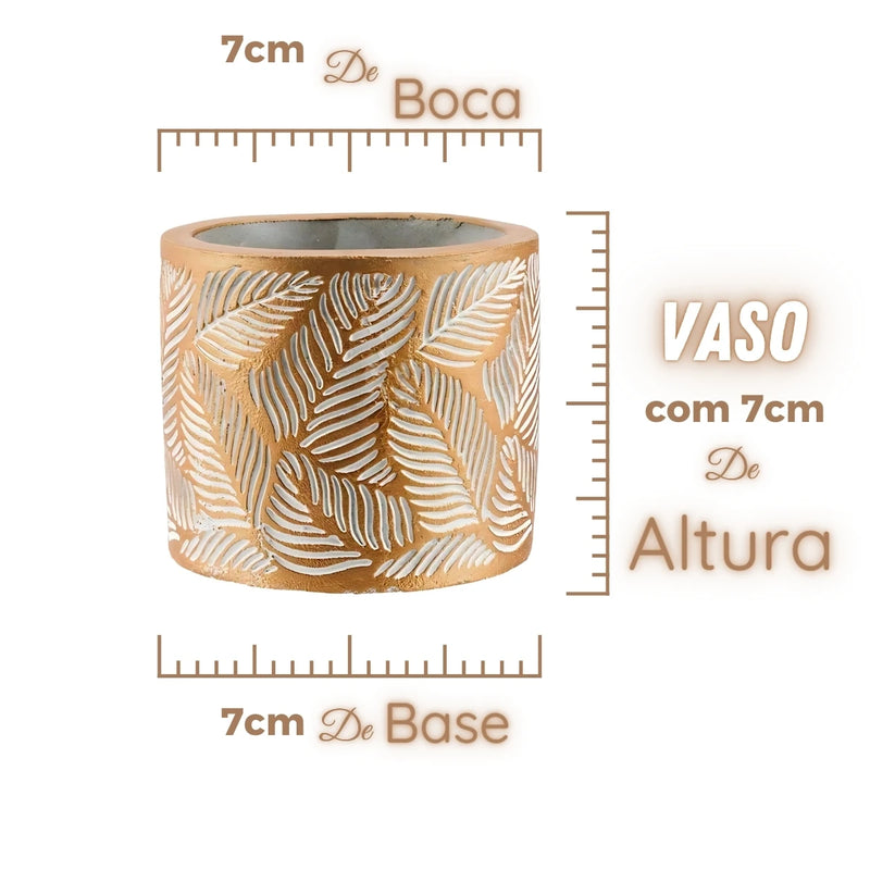 Vaso decorativo para mesa de sala de enfeites para suculentas