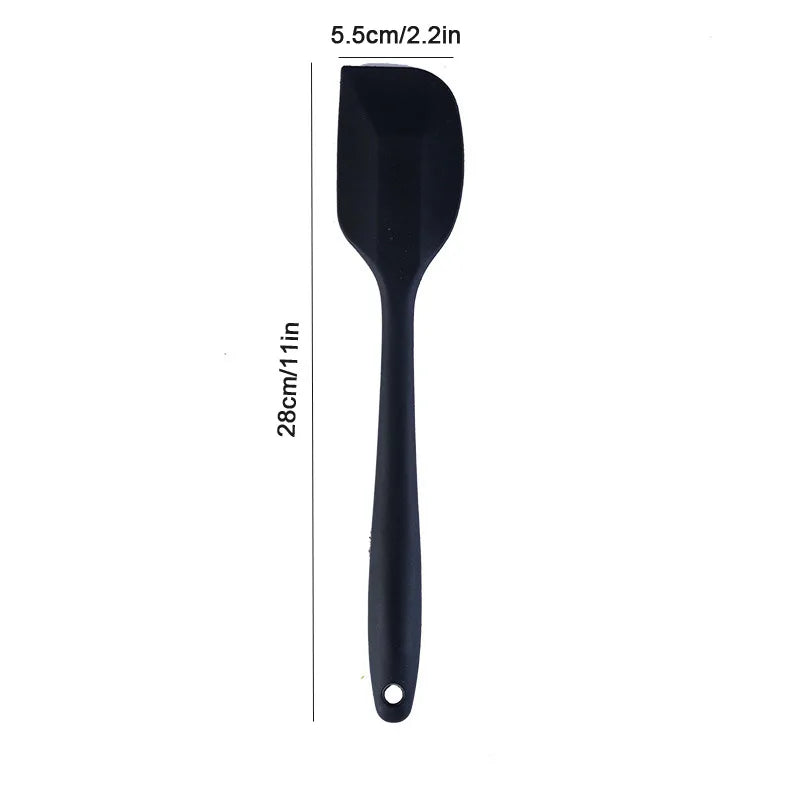 Silicone cream spatula Non-stick butter spatula Heat-resistant kitchen baking tools DIY cake baking tools