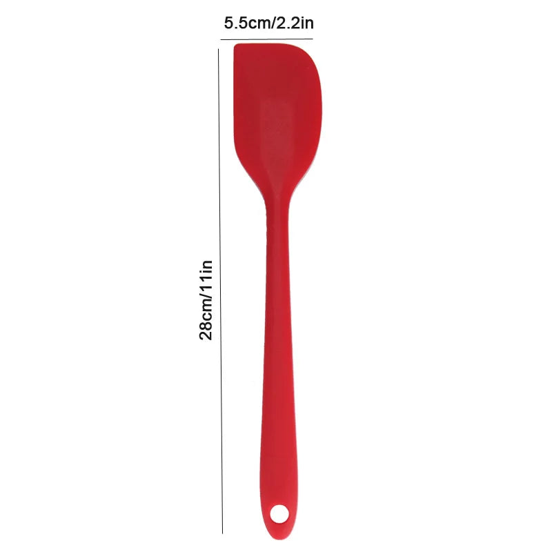 Silicone cream spatula Non-stick butter spatula Heat-resistant kitchen baking tools DIY cake baking tools