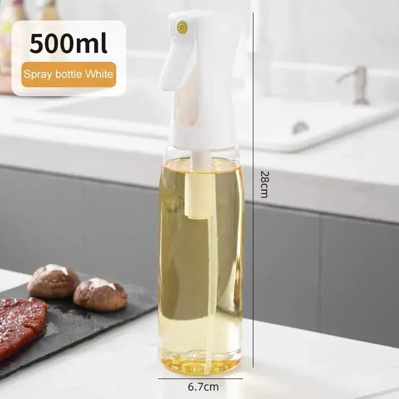 1Pc 200/300/500 ML Óleo Spray Pote Cozinha Casa Comestível Azeite Spray Garrafa Atomizada